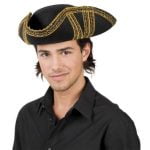 Tricorn Hat - Black
