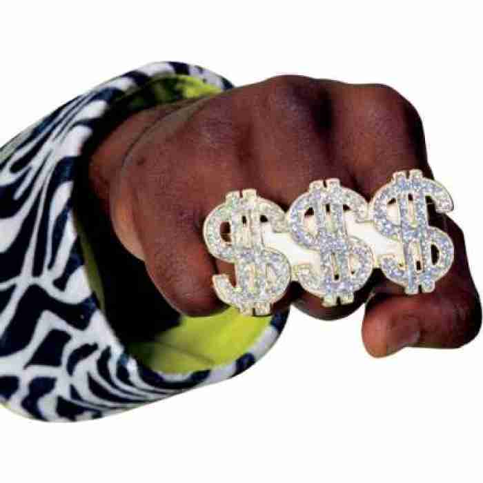 Triple Dollar Sign Ring img.