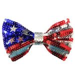 USA Sequin Bow Tie