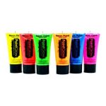 UV Face and Body Paint - 6 COLOURS 50ml