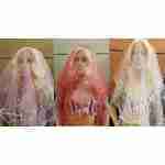 Veil - Hair Comb & Diamentes Assorted - 95cm