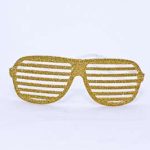 Venetian Eye Mask Metal Lace - Goldish and Bronze