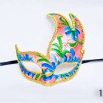 Venetian Eye Mask - Blue Pink