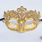 Venetian Eye Mask - Gold And White