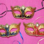 Venetian Eye Mask - 3 Assortments plastic