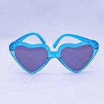 Venetian Eye Mask - Blue Heart Shape