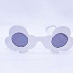 Venetian Eye Mask - White And Purple