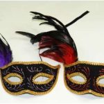 Venetian Mask - Purple and Red