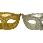 Venetian Styled Mask - Gold And Silver