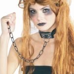 Vinyl Choker with Chain