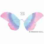 Wings - Bendable Glitter Butterfly - Pink, Purple & Blue