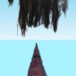 Witch Hat with Lace and Hair