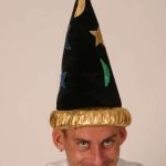 Wizard Hat w/ Gold Stars