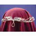 Woven Metal Silver Circlet