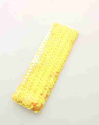 Yellow-Sequin-Headband-img.jpg Yellow Sequin Headband - Image 1