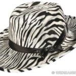 Zebra Velvet Party Hat