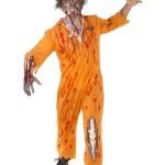 Zombie Convict - Jumpsuit and Latex face piece