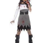 Zombie Pirate Lady Costume