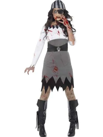 Zombie Pirate Lady Costume 45525