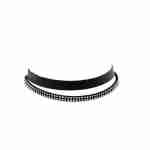choker Black Glitter