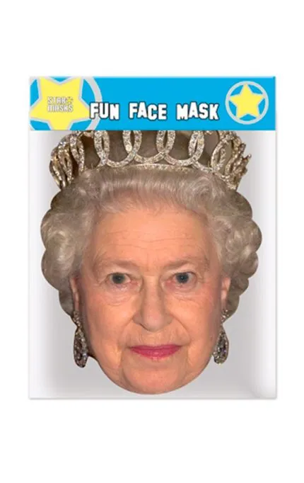 Queen Mask British Royal Family