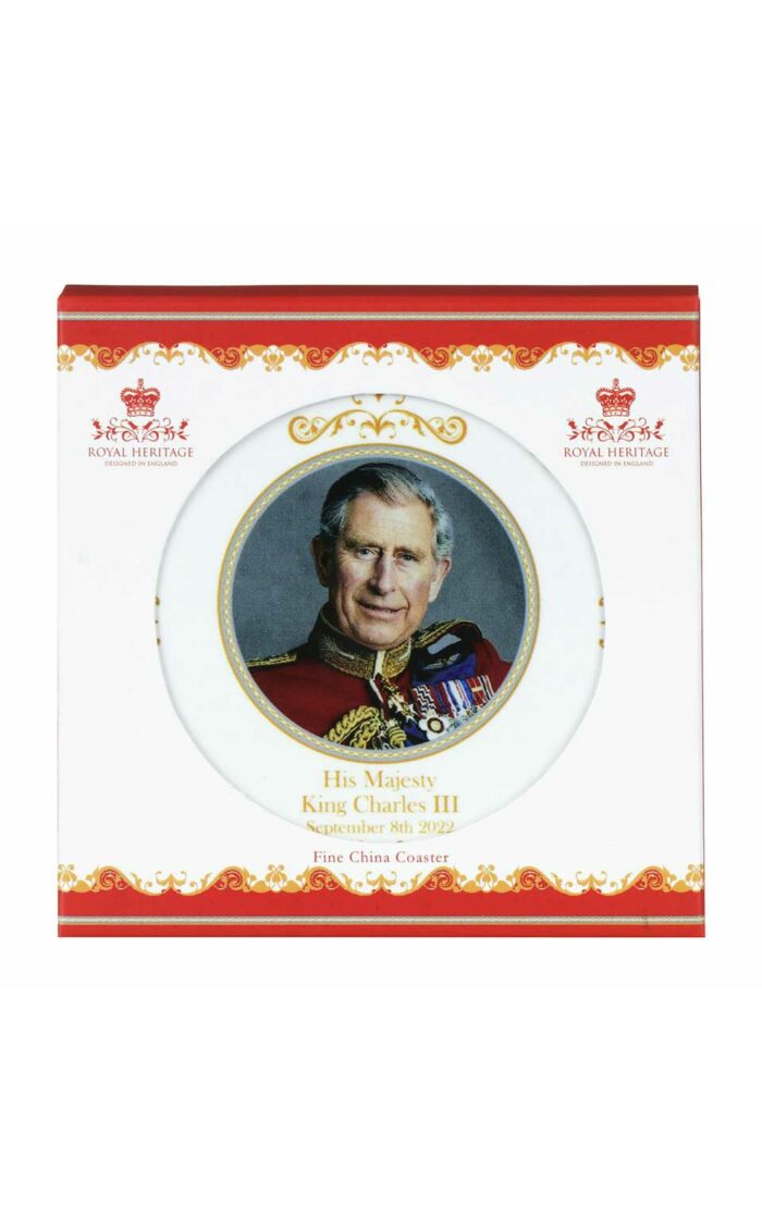 King Charles III Ceramic Coaster 5