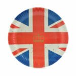 Union Jack Paper Plates 23cm - 10 Pack