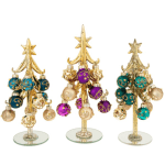 Deco Glass Tree Decadent Tones Medium