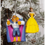 DISNEY Beauty and the Beast set of 2 Hanging Decoration