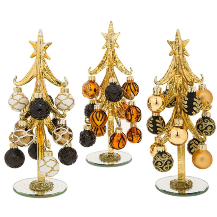 GOLD GLASS TREE