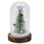 Christmas LED Glass Dome with Tree