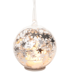Xmas Candle Bauble Foil Stars
