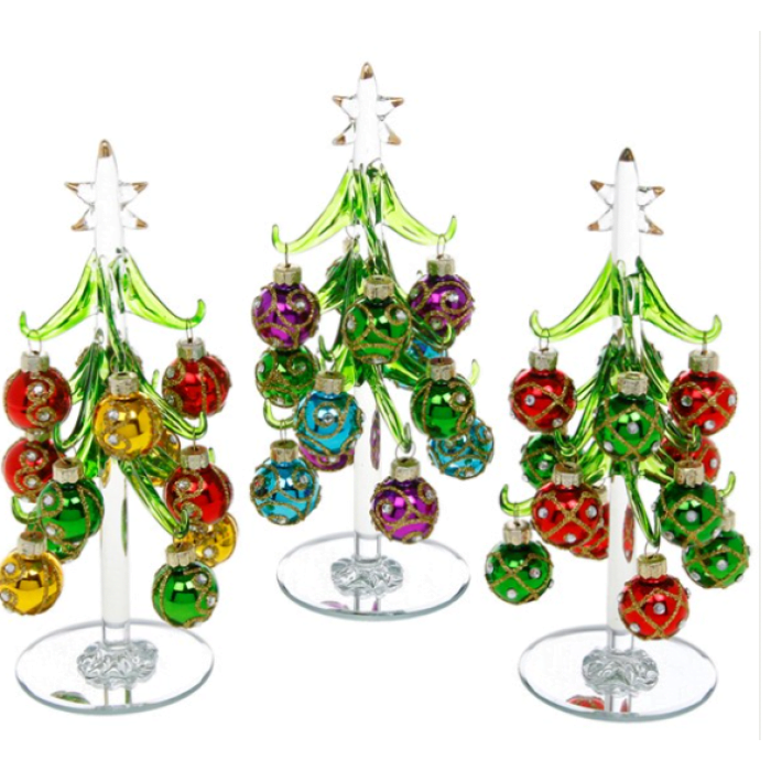 glass tree with diamond