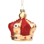Red Gold Crown Hanging Decoration
