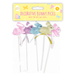 Mini Bunny Decorative Picks 5pk