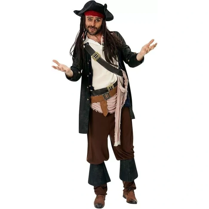 Disney Pirates Caribbean RUBIES GRAND HERITAGE Jack Sparrow Fancy Dress Costume