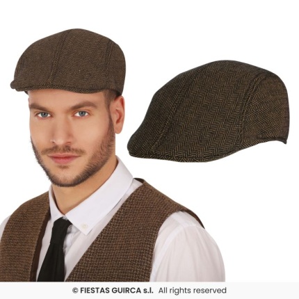 English herringbone beret