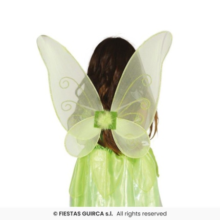 Green butterfly wings, 40x45 cm