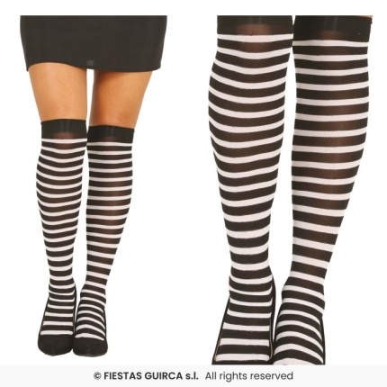 Striped stockings