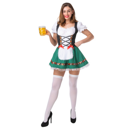 Oktoberfest Beer Girl - Green
